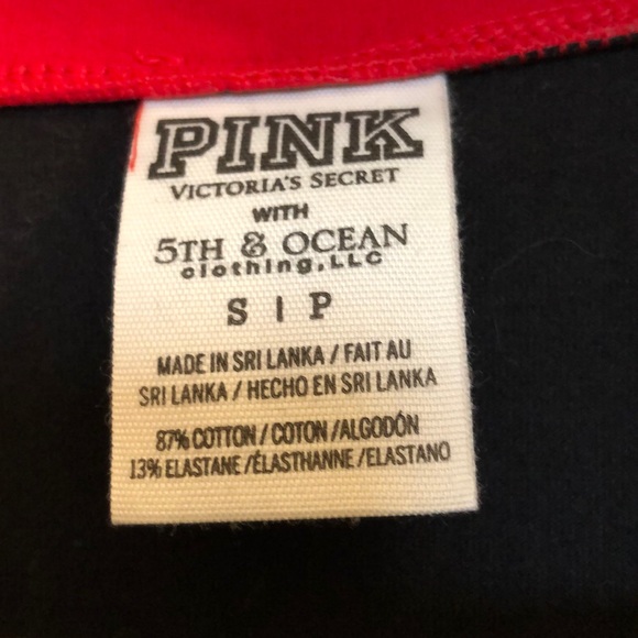Pink by VS Black Athletic Half Zip Top Size SP - Picture 6 of 8